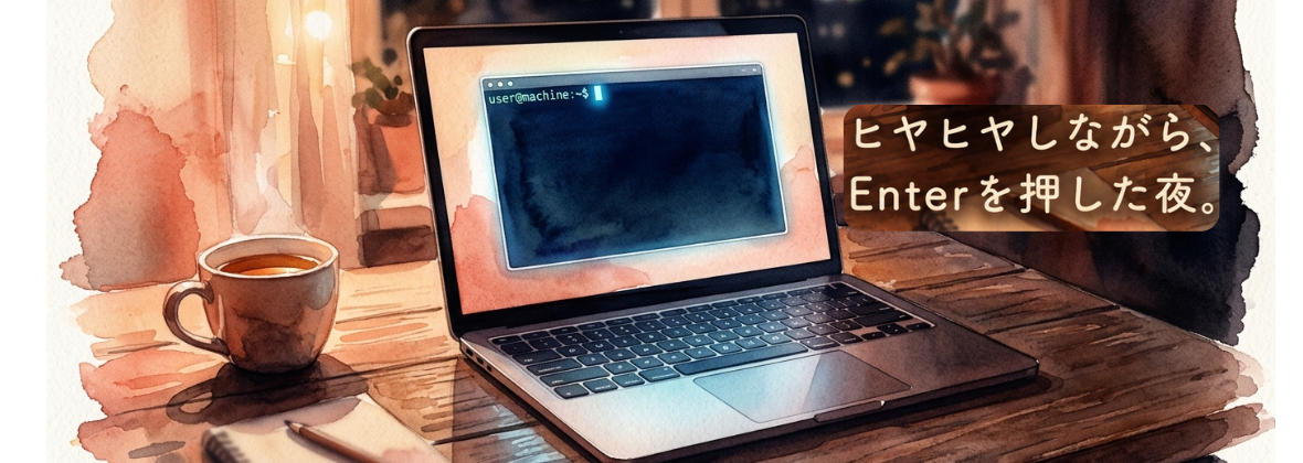 ヒヤヒヤしながら、Enterを押した夜。